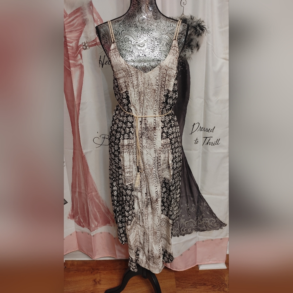 NWT Anthropologie Michael Stars Size Small Kara Tie Detail Sleeveless Dress